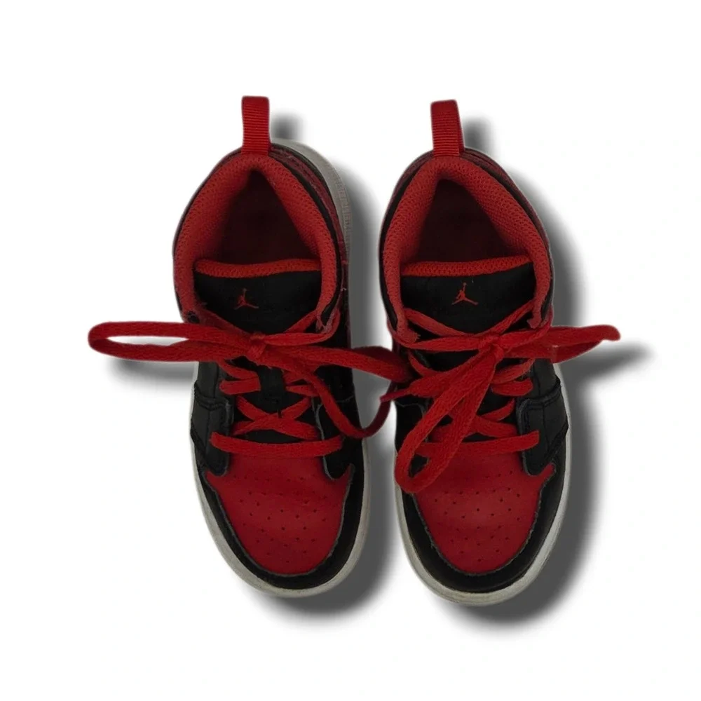 Nike Air Jordan 1 Mid Sneakers TD Child 10 Alternate Bred DQ8425-060 Basketball‎
